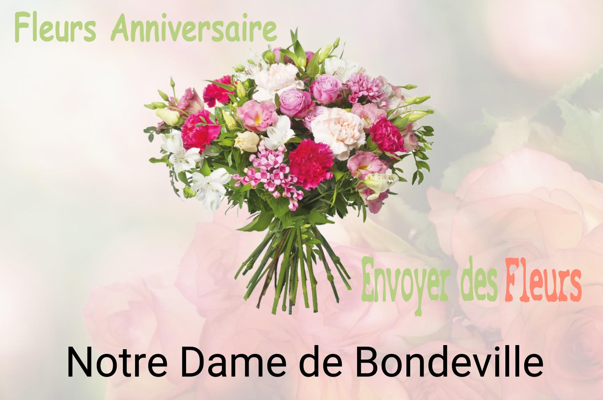 Bouquet de fleurs d’anniversaire livré à Notre-Dame-de-Bondeville