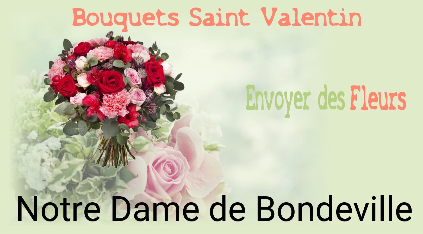 Roses de Saint-Valentin livrées à Notre-Dame-de-Bondeville